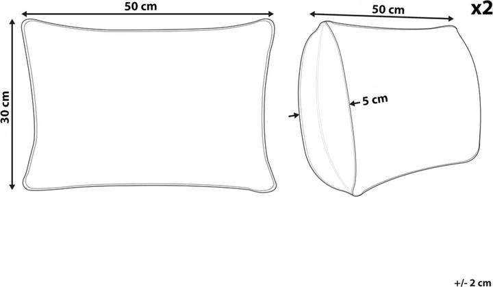 Produktbild Beliani Fagraea (30 x 50 cm)
