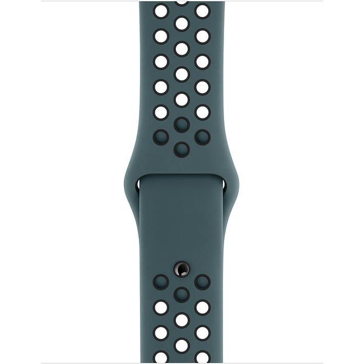 Apple Nike Sportarmband (40 mm, Fluorelastomer), Uhrenarmband, Blau