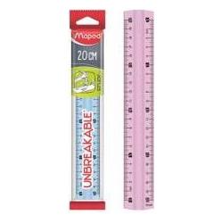 Maped, Lineal, Study unzerbrechliches Lineal 20cm Mix aus 2 Farben (200 mm)