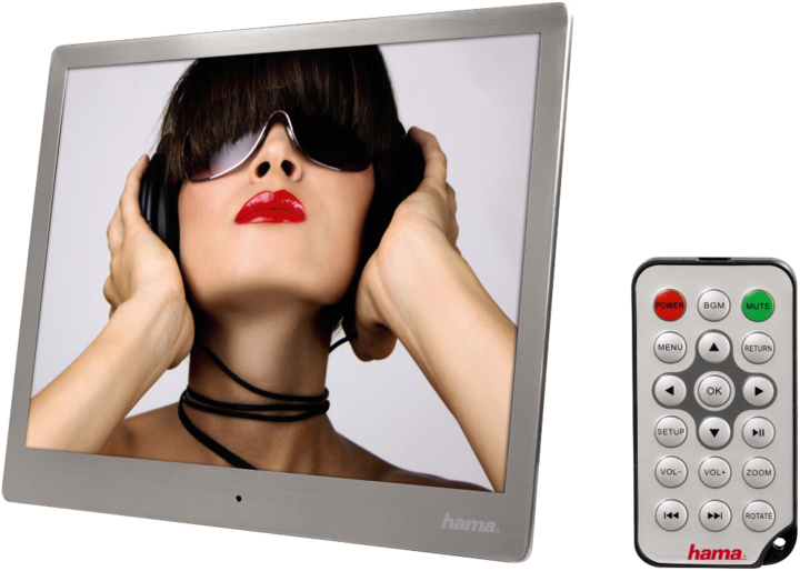 Image du produit Hama 97SLP Slim Steel 24,64cm (9.70", 1024 x 768 pixels)