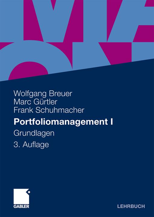 Energie-Label Portfoliomanagement I (Deutsch, Frank Schuhmacher, Marc Gürtler, Wolfgang Breuer, 2010)