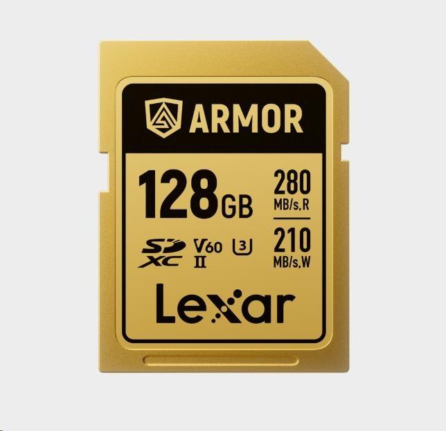 Productafbeelding Lexar Armor Gold (128 GB, SDXC, U3, UHS-II)