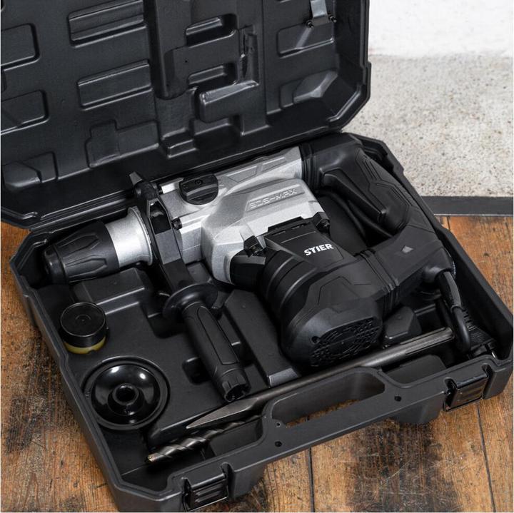 Productafbeelding Stier SHB-L-4100 boorhamer, 1500 W, 12 J, 4100 slagen/min, SDS-Max boorhouder