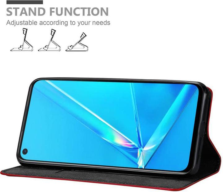 Actual product image Cadorabo Book Invisible Magnet Cover (Oppo A92)
