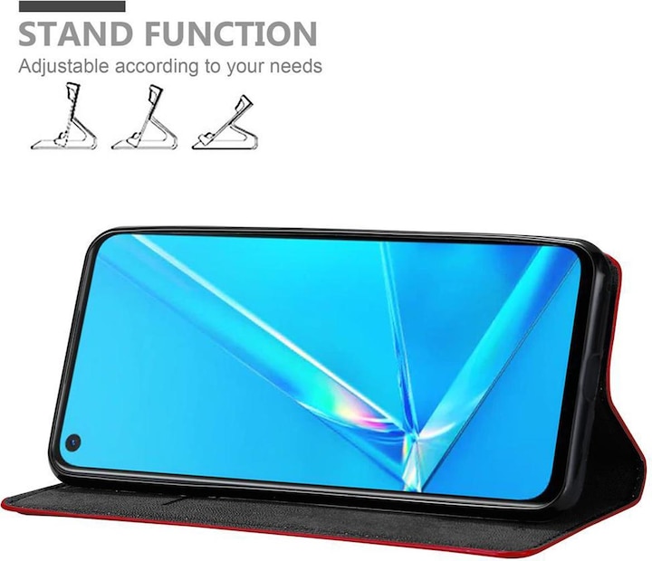 Actual product image Cadorabo Book Invisible Magnet Cover (Oppo A92)