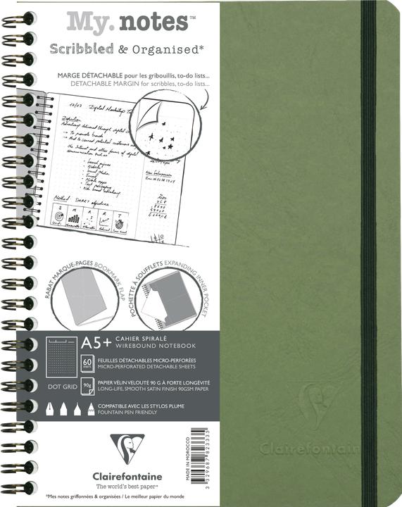 Immagine prodotto Clairefontaine BORSA DELL'ETÀ Il mio. Libretto di appunti (A5, Rigatura speciale, Copertina rigida)