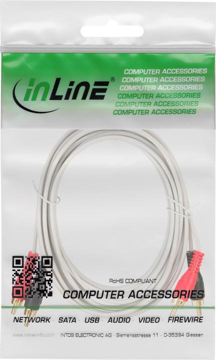 Produktbild InLine Cinch – Cinch (5 m, Cinch Kabel)