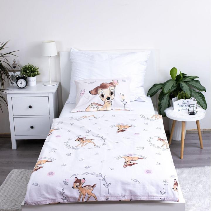 Produktbild Jerry Kinderbettwäsche Bambi Beige 100 x 135 cm + 40 x 60 cm