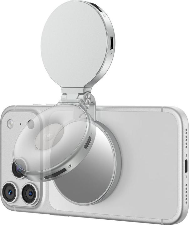 Produktbild Telesin Magnetic Selfie Ring Light - RGB version (silver)