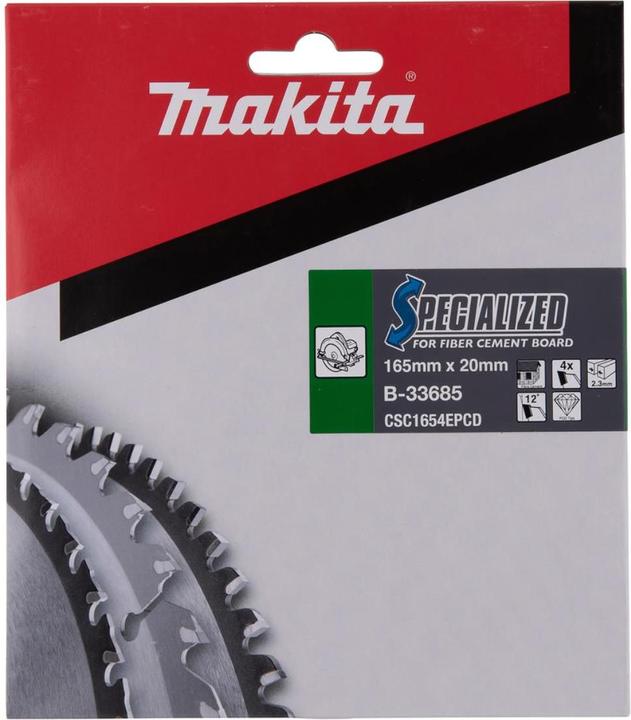 Produktbild Makita SPECIALIZED Sägeb.165x20x4Z (B-33685)
