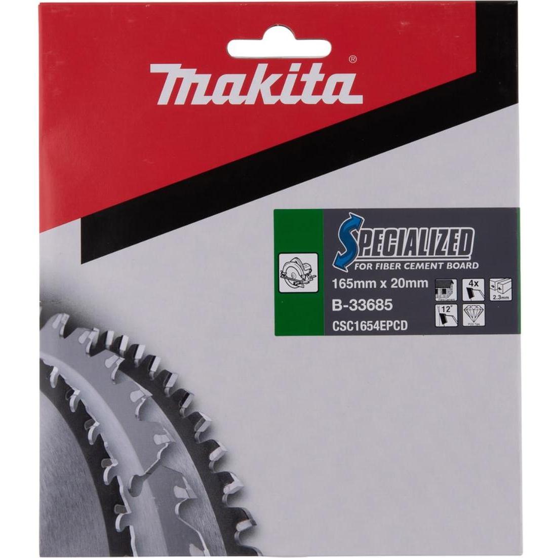 Thumbnail - Makita, Sägeblatt, SPECIALIZED Sägeb.165x20x4Z (B-33685)