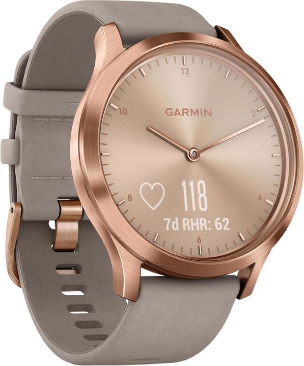 Produktbild Garmin Armband (20 mm, Veloursleder, Vivoactive 3, Vivomove HR, Forerunner 645)