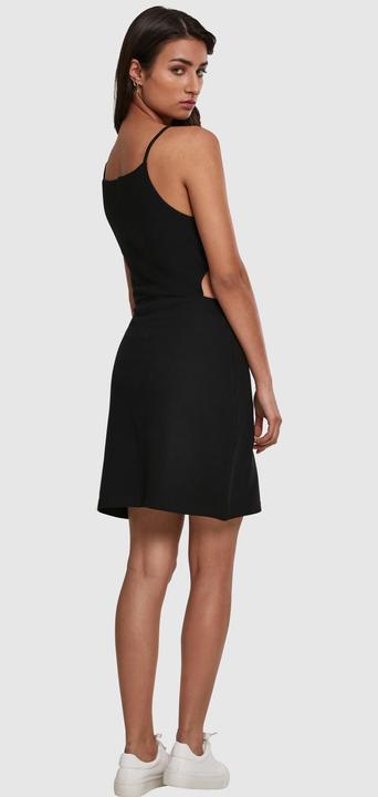 Image du produit Urban Classics Robe courte dame en piqué spaghetti spaghetti (L)