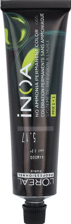 Actual product image L'Oréal Paris L'Oreal Inoa Coloration D'Oxydation Ammonia Free (5.17 Light brown Ash Cool)