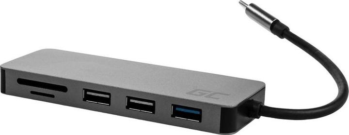 Produktbild GreenCell Schnittstellen-Hub USB 3.2 Type-C zu USB A (USB-C, 7 Ports)