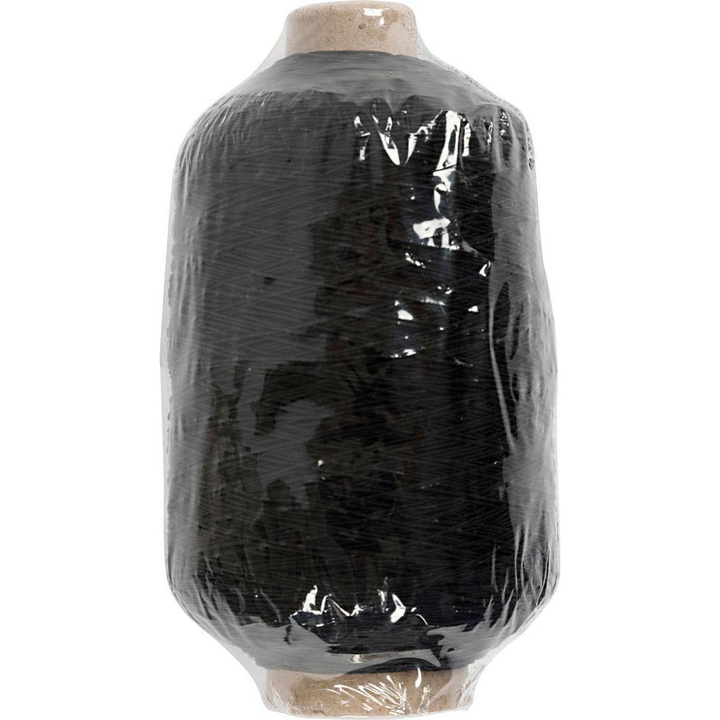 Creativ Company Dünnes, rundes, elastisches Garn, Schwarz, 1500 m, Garn + Wolle, Schwarz