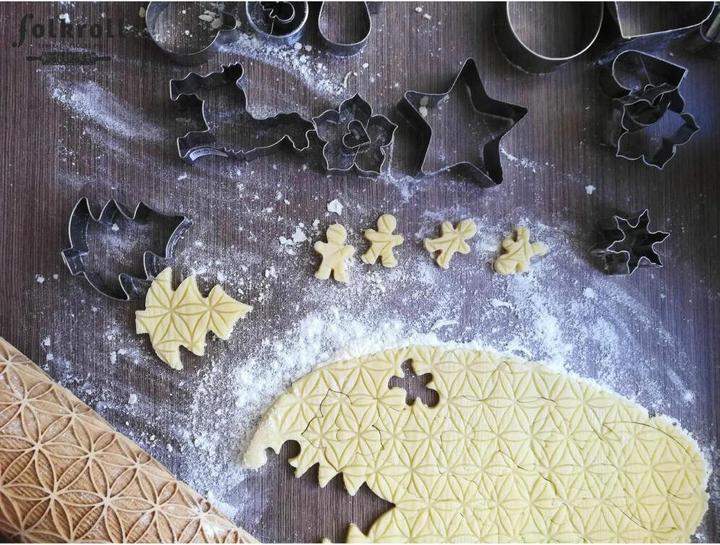 Produktbild Folkroll Teigrolle Blume d.Lebens jun.