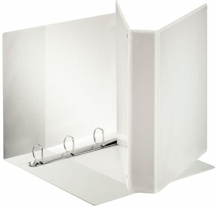 Actual product image Leitz Esselte presentation ring binder standard, A4 extra wide, white 4 D-ring mechanism, spine width: 65 (A4, 63 mm, 1 Piece)