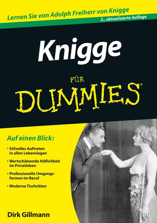 Actual product image Knigge für Dummies (German, Dirk Gillmann, 2014)