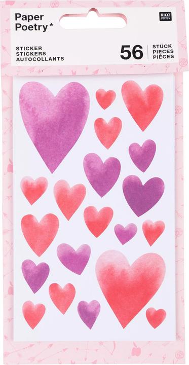 Paper Poetry Cuore adesivo