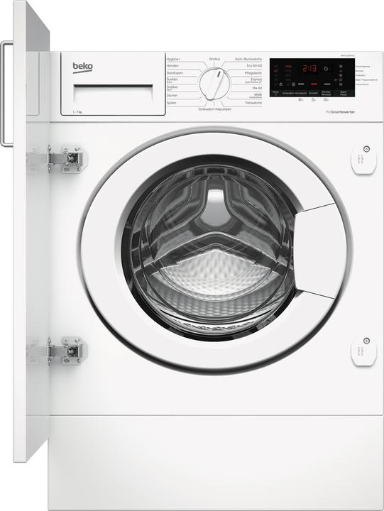 Actual product image Beko WMI71433PTE1 Washing Machine Built-in Front Loader C (7 kg, Left)