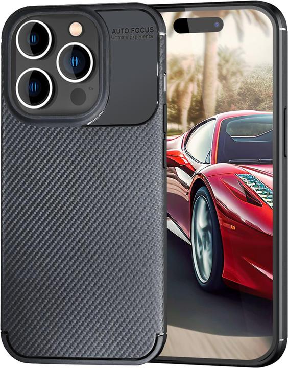 Image du produit Nalia Carbon Look Silicone Cover (Apple iPhone 15 Pro)