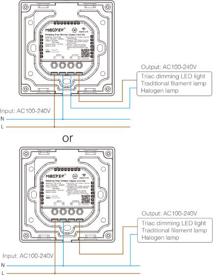 Produktbild Milight Drehdimmer UP Weiss Zigbee 3.0 + 2.4G