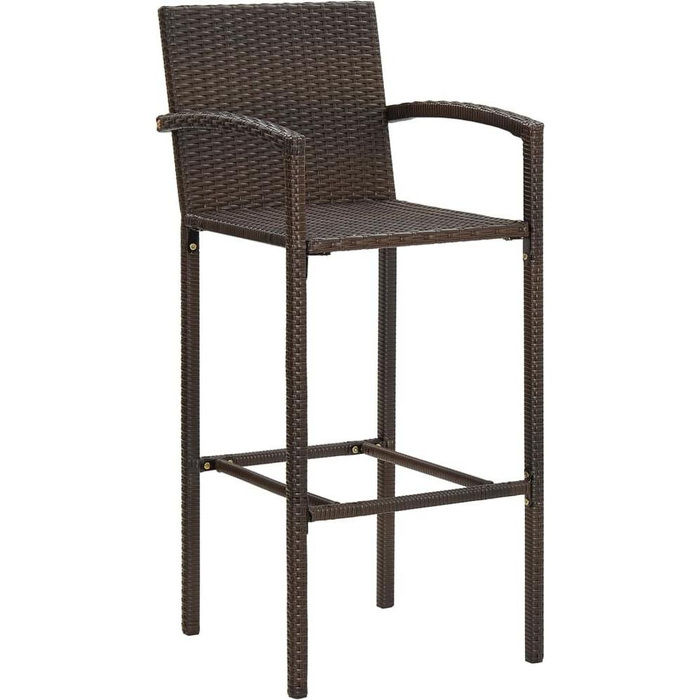 Thumbnail - VidaXL, Gartentisch + Balkontisch, 5-tlg. Gartenbar-Set Akazie und (60 cm)