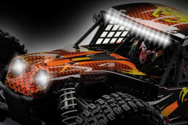 Actual product image Absima rock racer "mamba 7" orange 1/7 6s bl rtr incl. 2pcs. 6200mah 11.1v lipo batteries (4140031) (RTR Ready-to-Run)