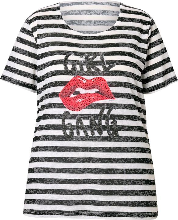 Immagine prodotto Angel of Style T-Shirt, Ringeljersey, Lippen-Motiv (48)