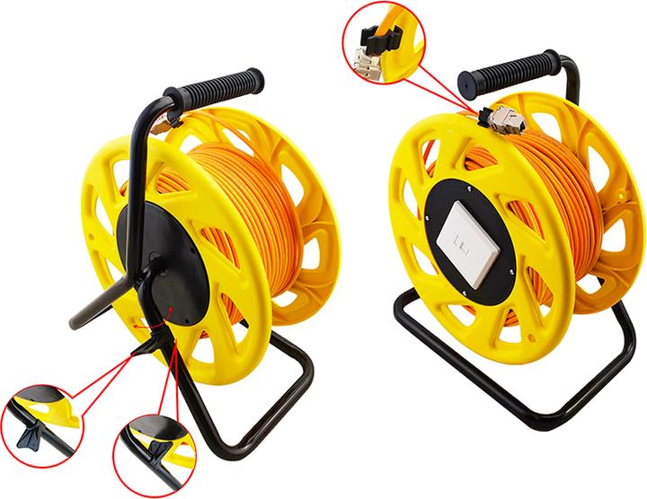Produktbild LogiLink Netzwerkkabel (S/FTP, CAT6a, 60 m)