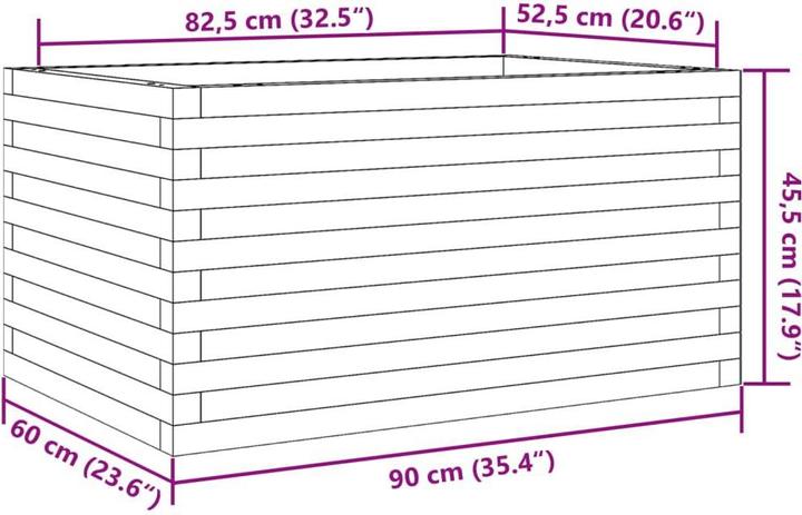 Produktbild vidaXL Pflanzgefäss