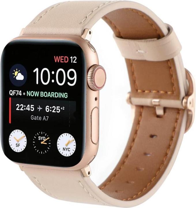 Produktbild Cover-Discount Apple Watch 44/45/46/49mm - Ersatzband Armband Leder (Leder)