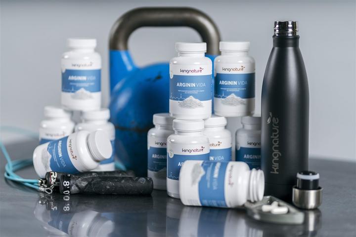 Actual product image Kingnature Arginine Vida Caps (120 Piece, Capsules, 140 g)