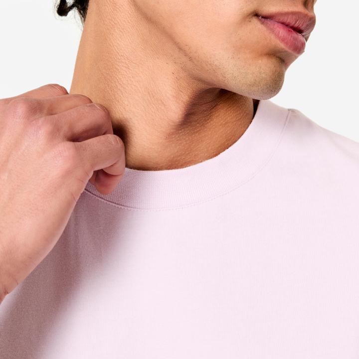 Image du produit Domyos T-shirt de fitness coupe loose homme, violet (XXL)