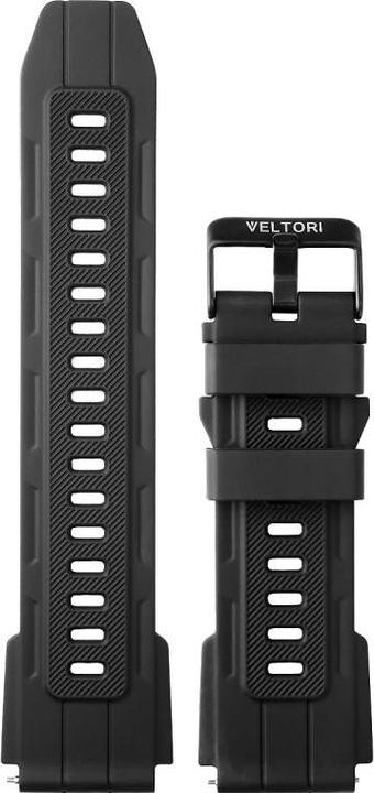 Monroe Pasek do Smartwatcha Męskiego VELTORI VT130 22mm VTP130 (22 mm, Silicone, Stainless steel)
