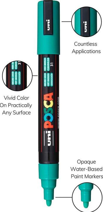 Image du produit Posca Marqueur moyen PC-5M (1x)