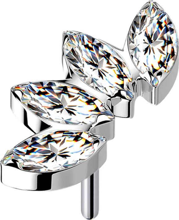 Immagine prodotto Star Piercing Anello d'argento a forma di scheletro (Titanio, senza ottone)