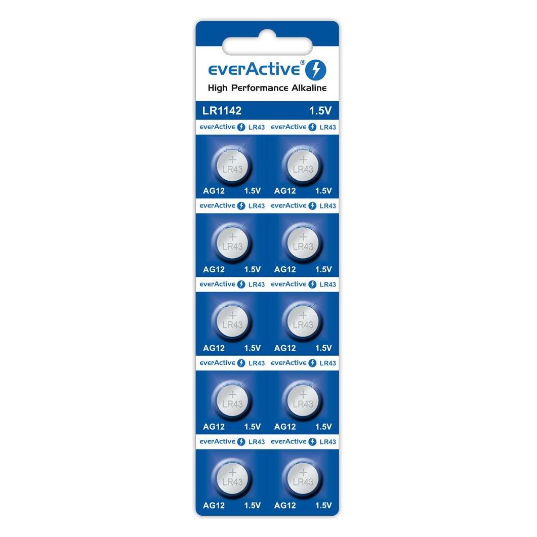 Everactive LR1142 (LR43) (10 Stk., LR43, 100 mAh), Batterien + Akkus