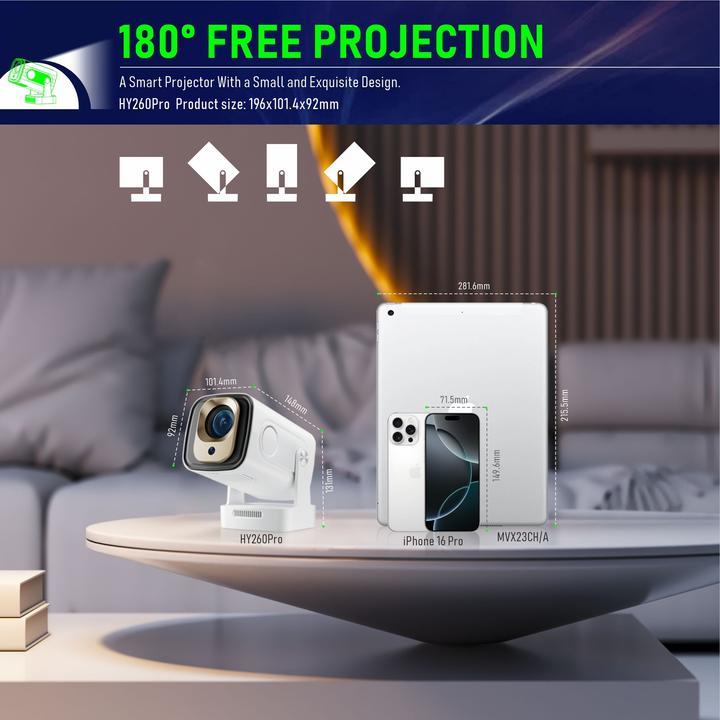 Produktbild PhoneLook HY260 Pro (Full HD, 200 lm, 0.8:1)
