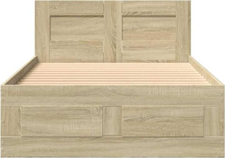 Actual product image VidaXL Bed frame with headboard (90 x 200 cm)