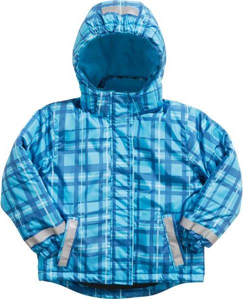 Produktbild Playshoes Schnee-Jacke Karo marine hellblau (80)