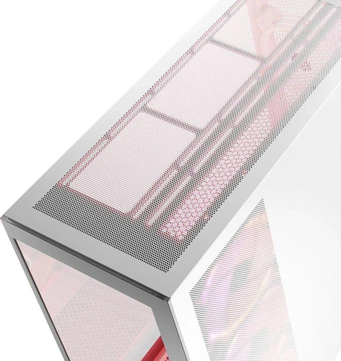 Actual product image Modecom Computer case Volcano SPACE APEX ARGB MIDI USB 3.0 X 2 CYPE-C white (ATX, mATX, Mini-ITX)