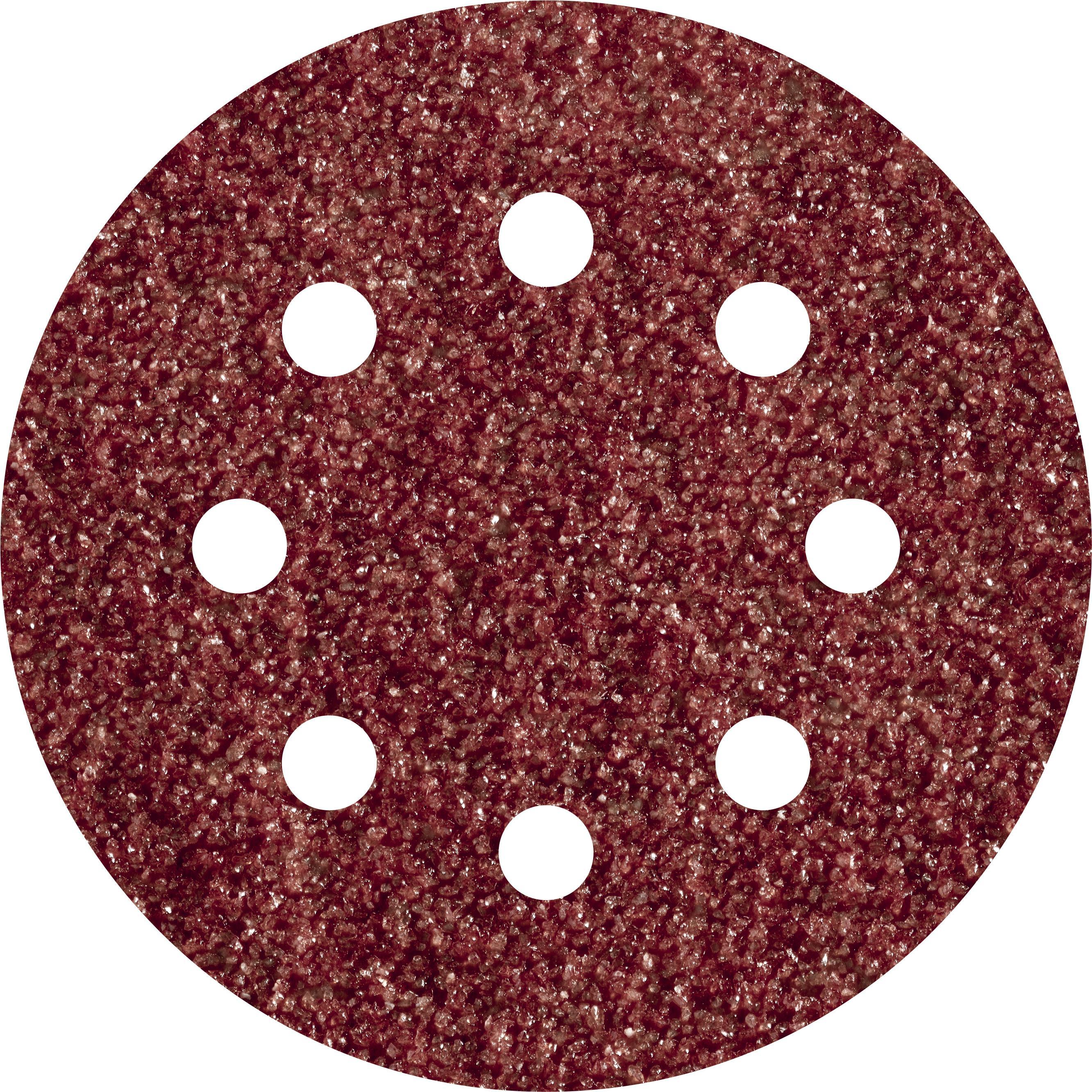 Thumbnail - wolfcraft, Schleifmittel, 25 Haft-Schleifscheiben für Holz/Metall, Ø 125 mm, Körnung 80 (80)