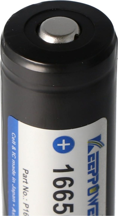 Produktbild Keeppower Akku 16650 bzw. 17650 geschützt Pluspol erhöht UR16650ZTA (1 Stk., 16650, 2500 mAh)