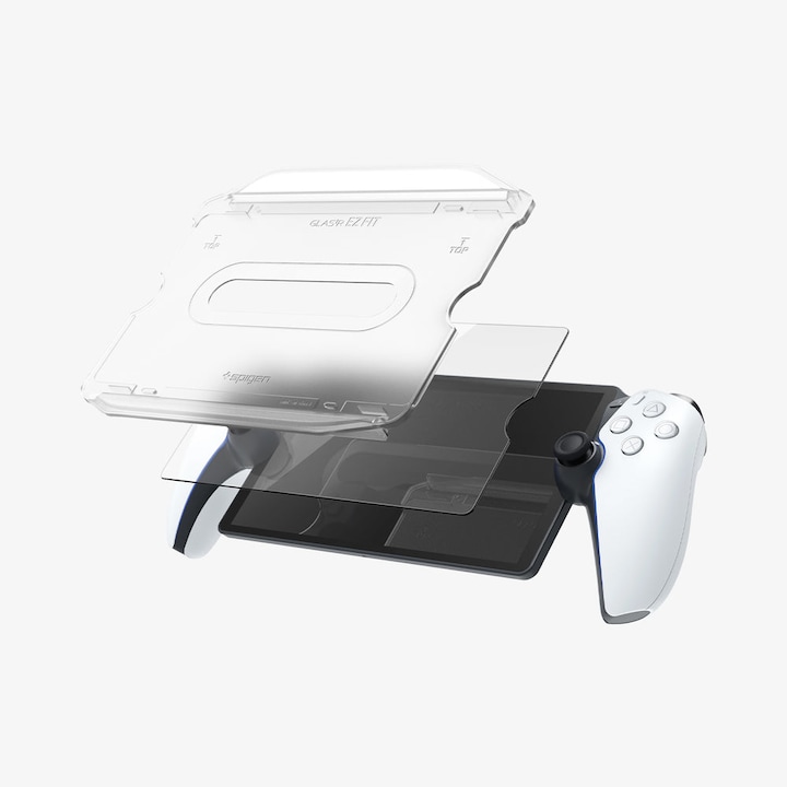 Actual product image Spigen GLAS.tR EZ Fit Playstation Portal Screen Protector