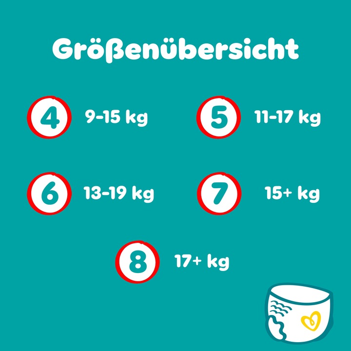 Produktbild Pampers Baby-Dry Pants (Gr. 7, Halbmonatsbox, 62 Stück)