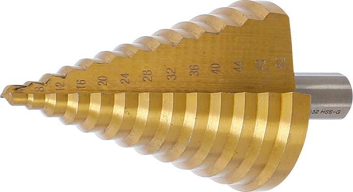 Actual product image BGS Step Drill | titanium-nitrided | Ø 6 - 52 mm (52 mm)