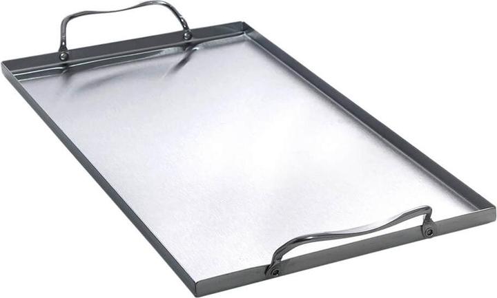 All'Grill Stainless steel grill tray with 2 handles, 39.5 x 19 x 1 cm