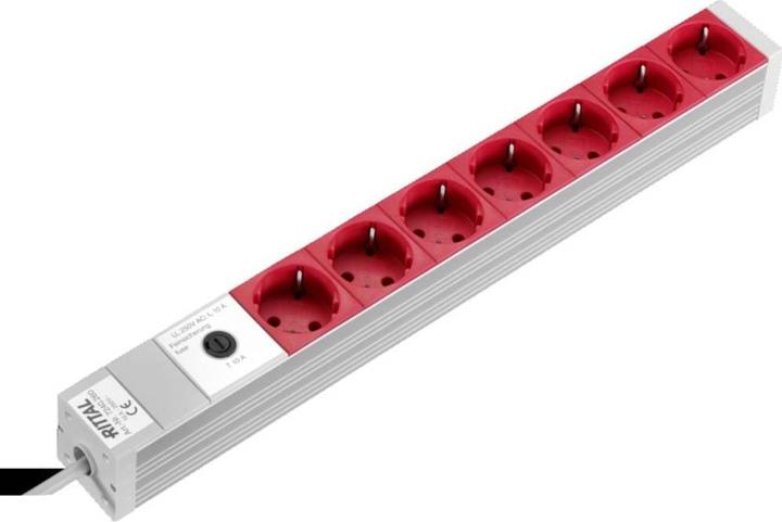 Actual product image Rittal Extension cord (rack (7 x, CEE 7/3, 2 m)